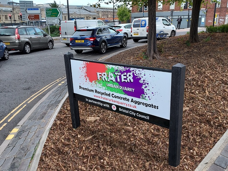 bristol roundabout sign