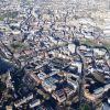 Aerial view of the city centre