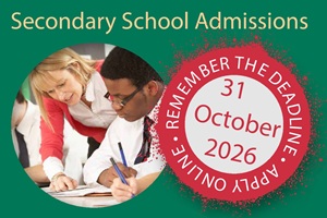 Apply for new year 7 place before 31 October 2026
