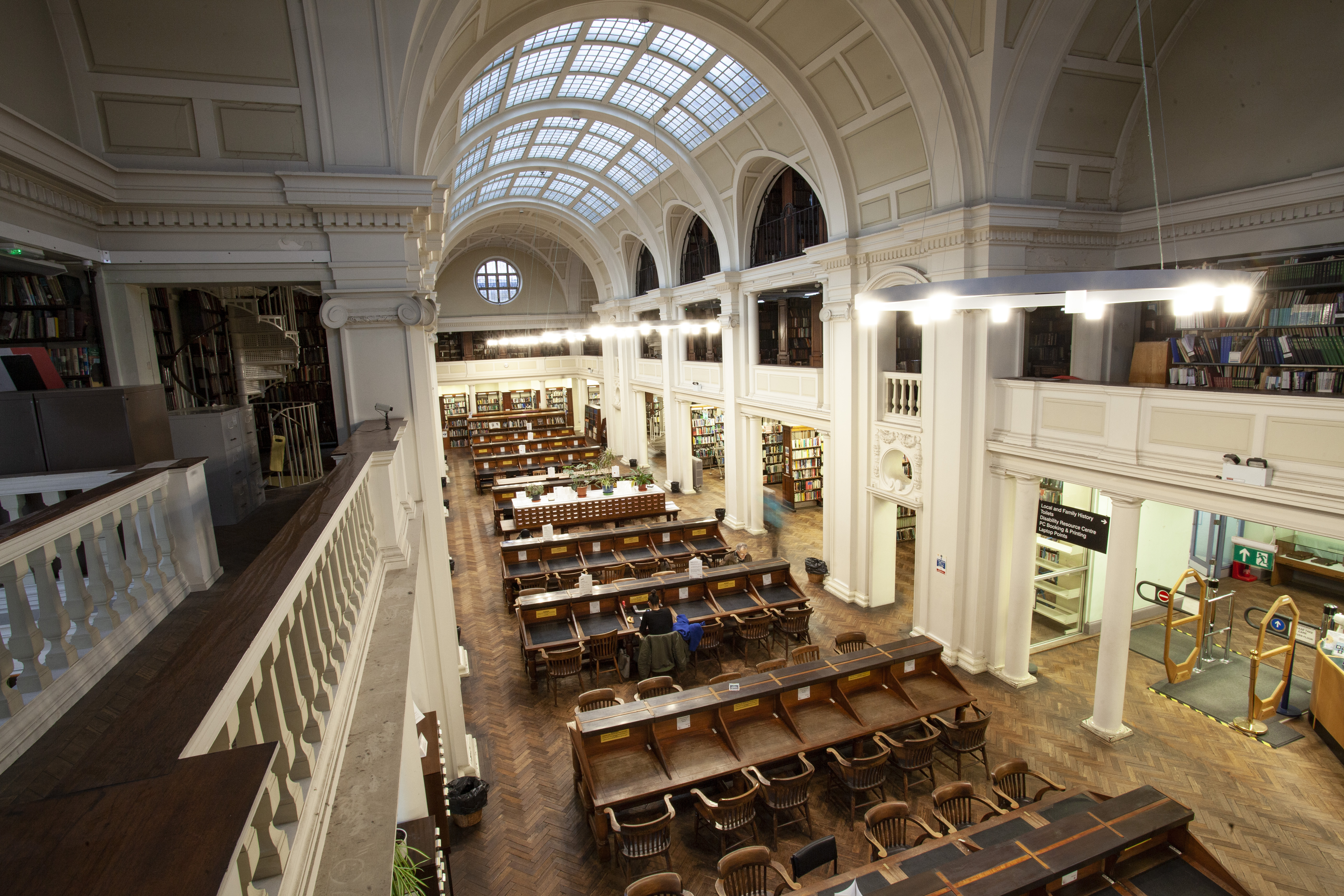 A picture of the Bristol central library
