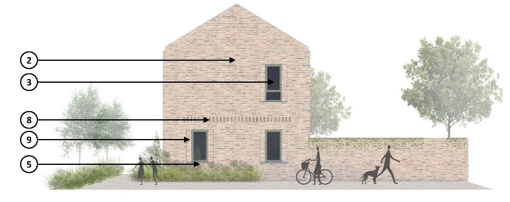 Eastern elevation