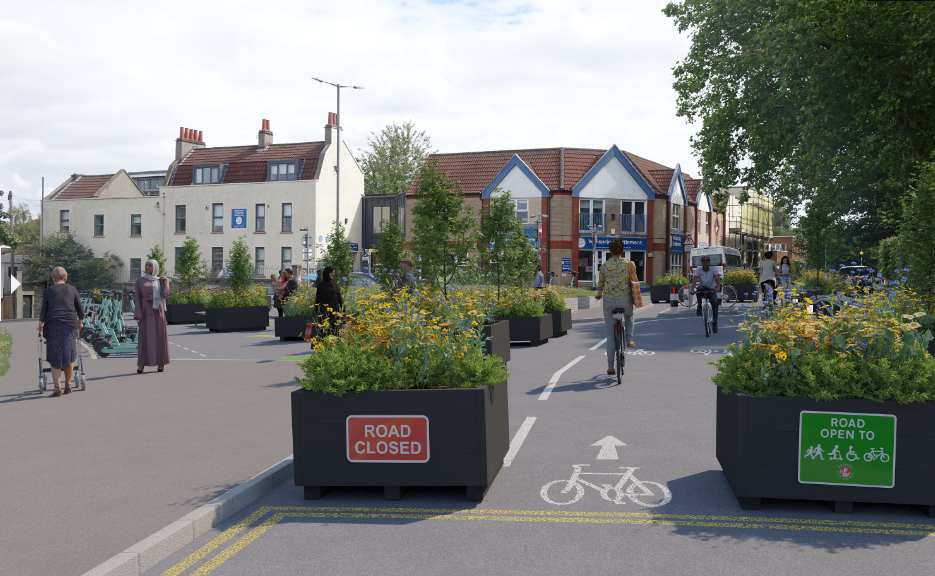 Ducie Road and Barton Hill Road pocket park