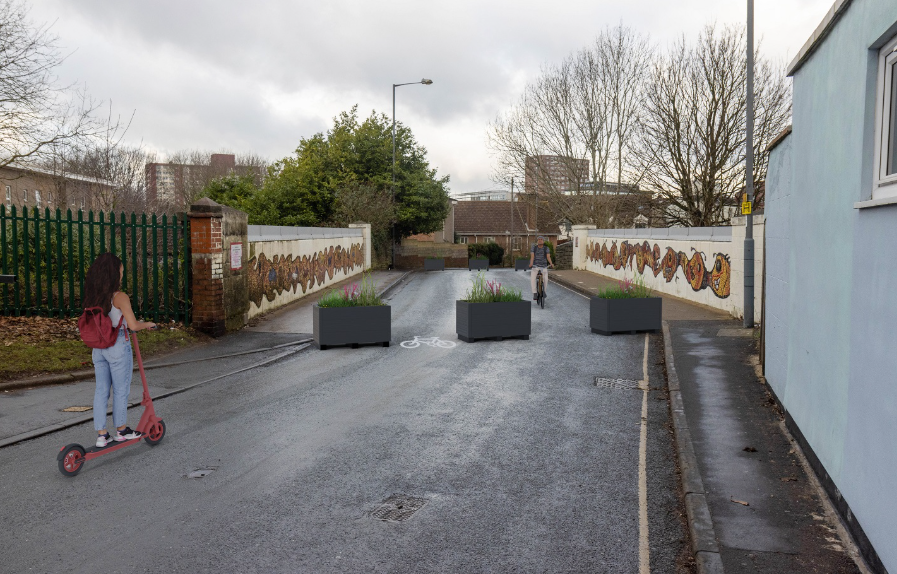Ducie Road bridge modal filter