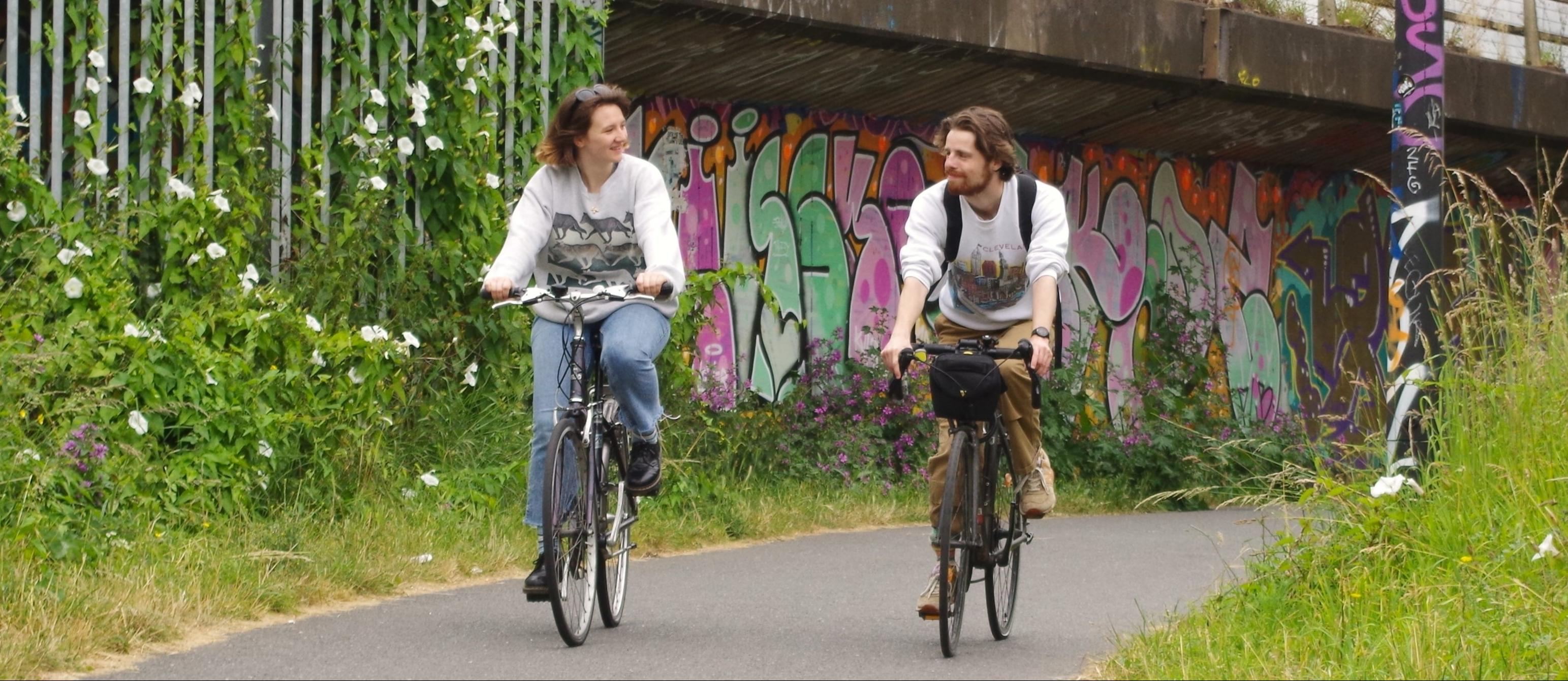 People cycling