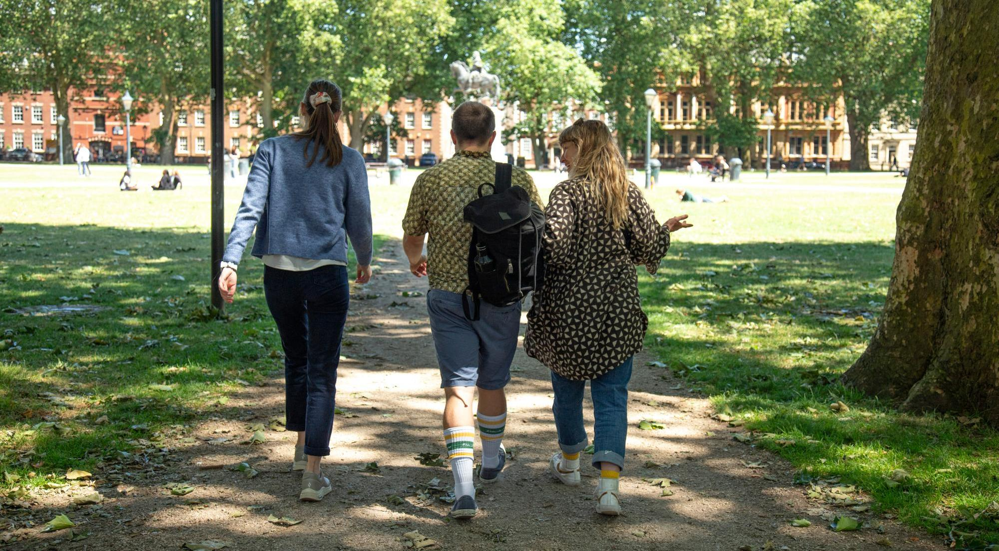 People walking