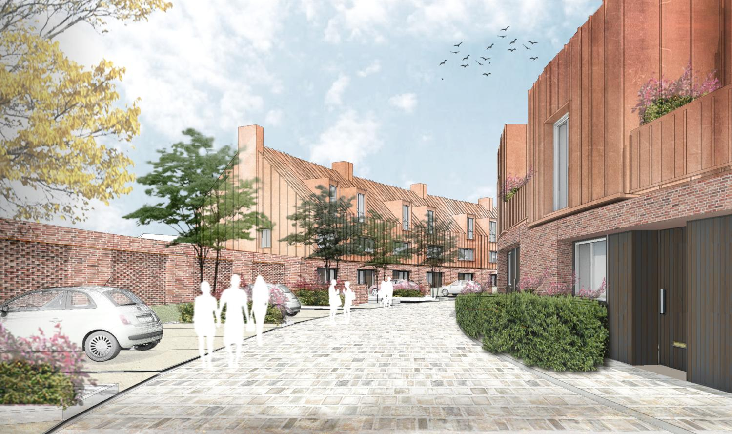 View from Filwood Broadway of proposed mixed use development