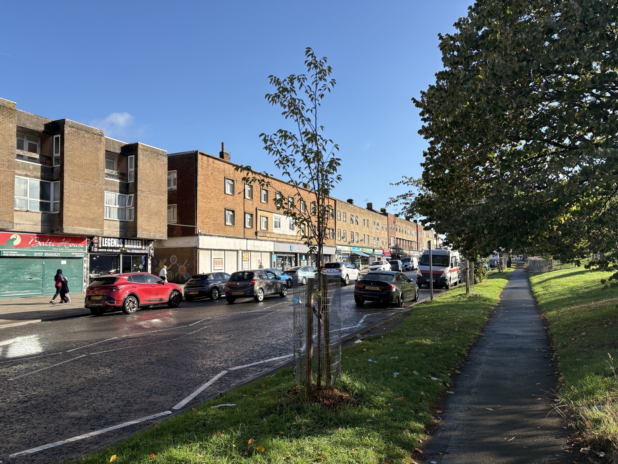 Shops on Crow Lane in Henbury