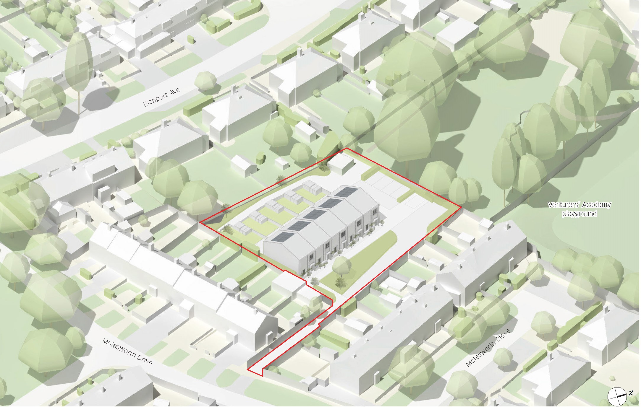 Molesworth Drive aerial site image