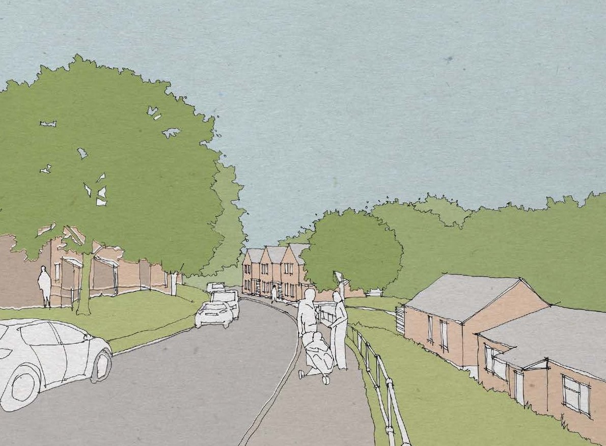 Street view of proposal