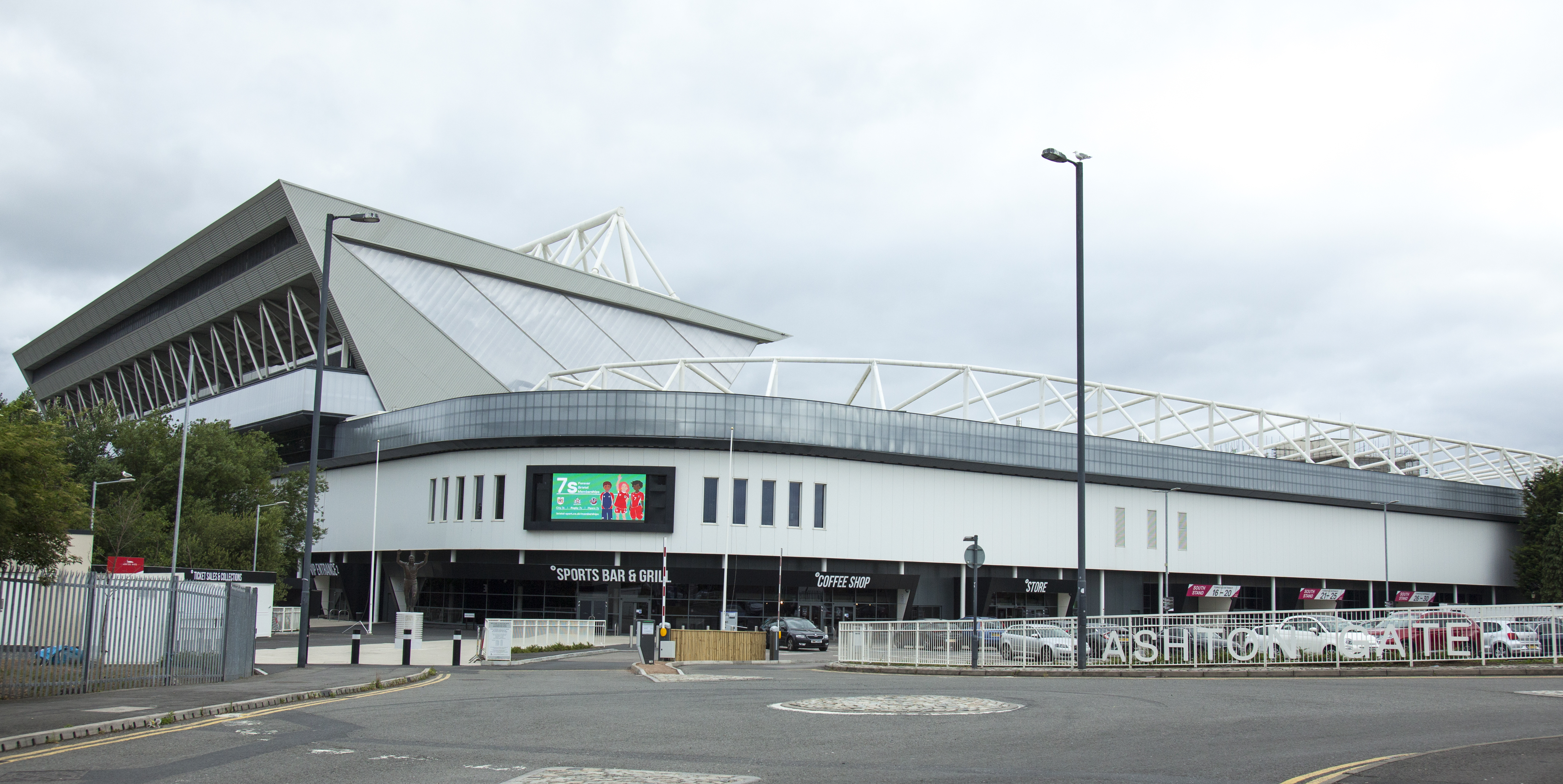 photo showing Ashton Gate stadium