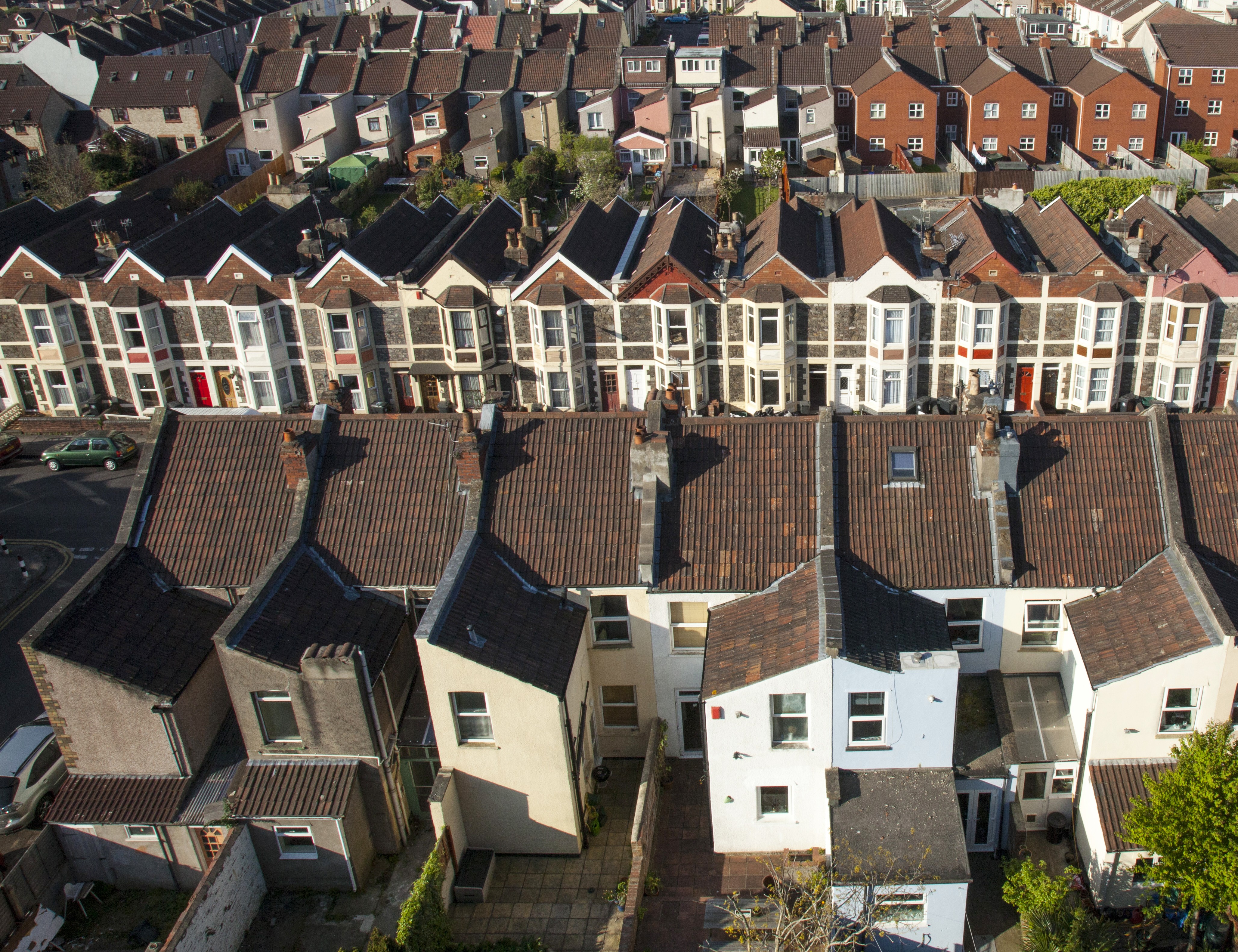 Photo showing a street of terraced houses
