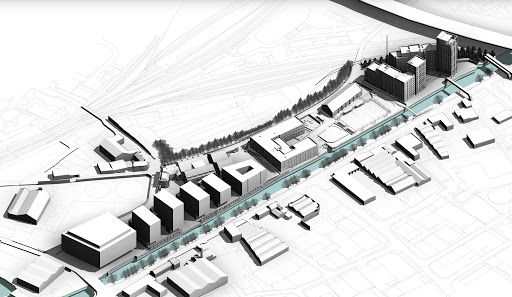 Silverthorne Lane, including a secondary school