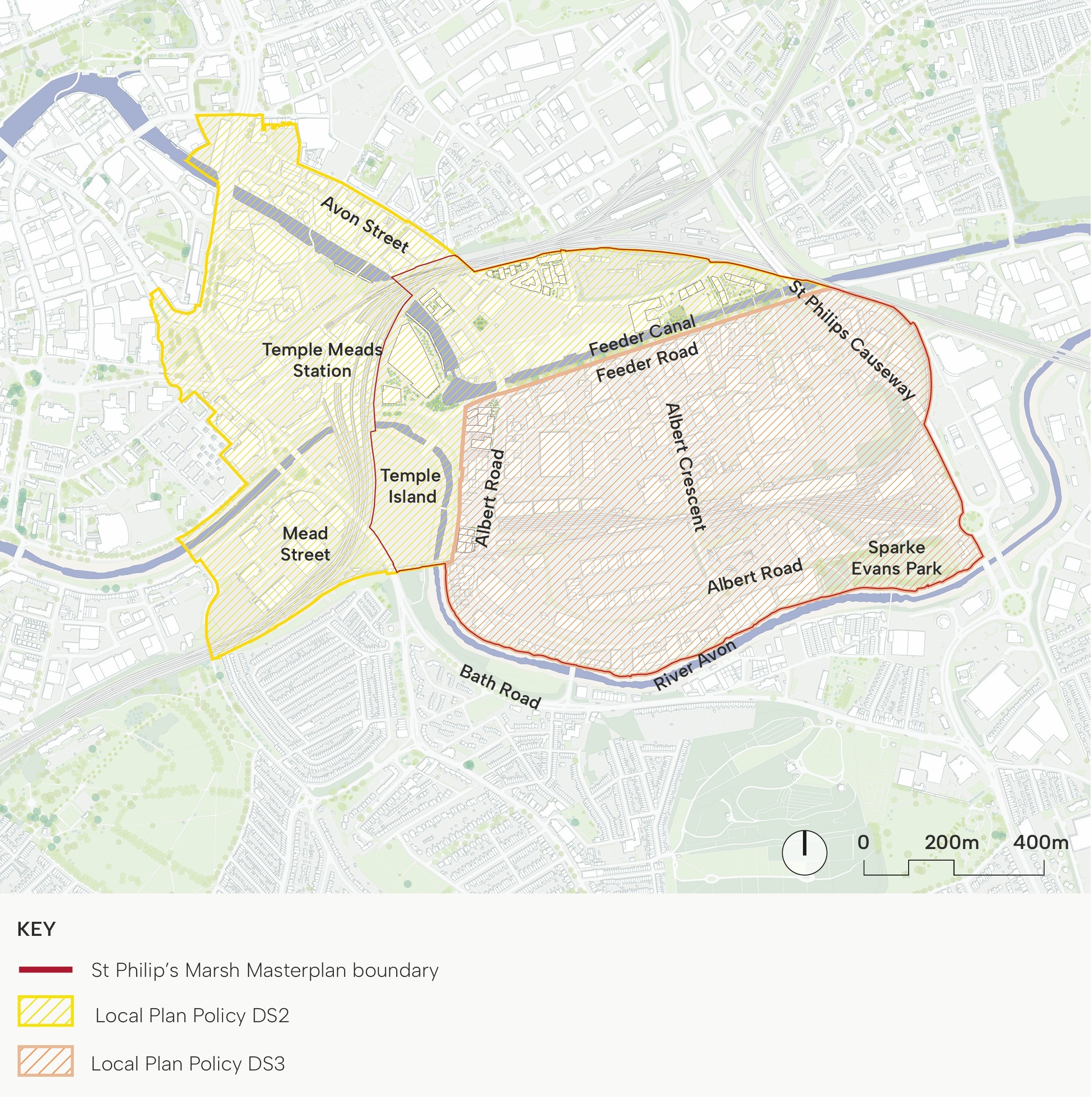 St Philips Marsh map