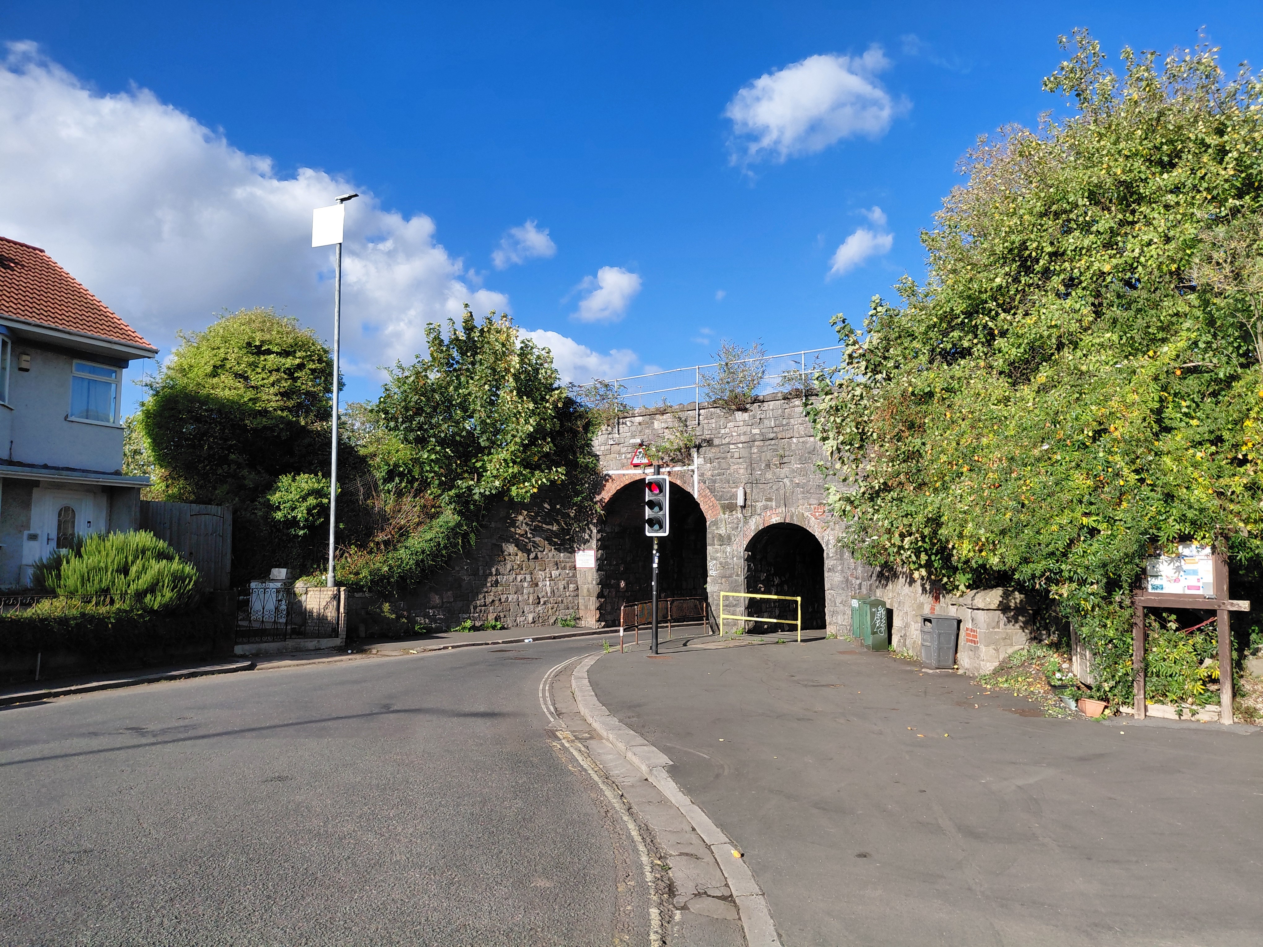 Photo of road and bridge/archway in Ashton Vale