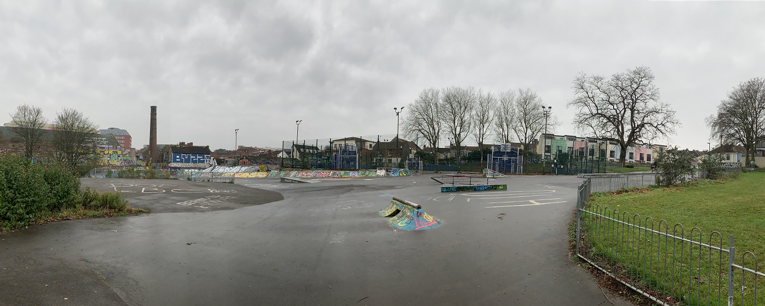 A skate park