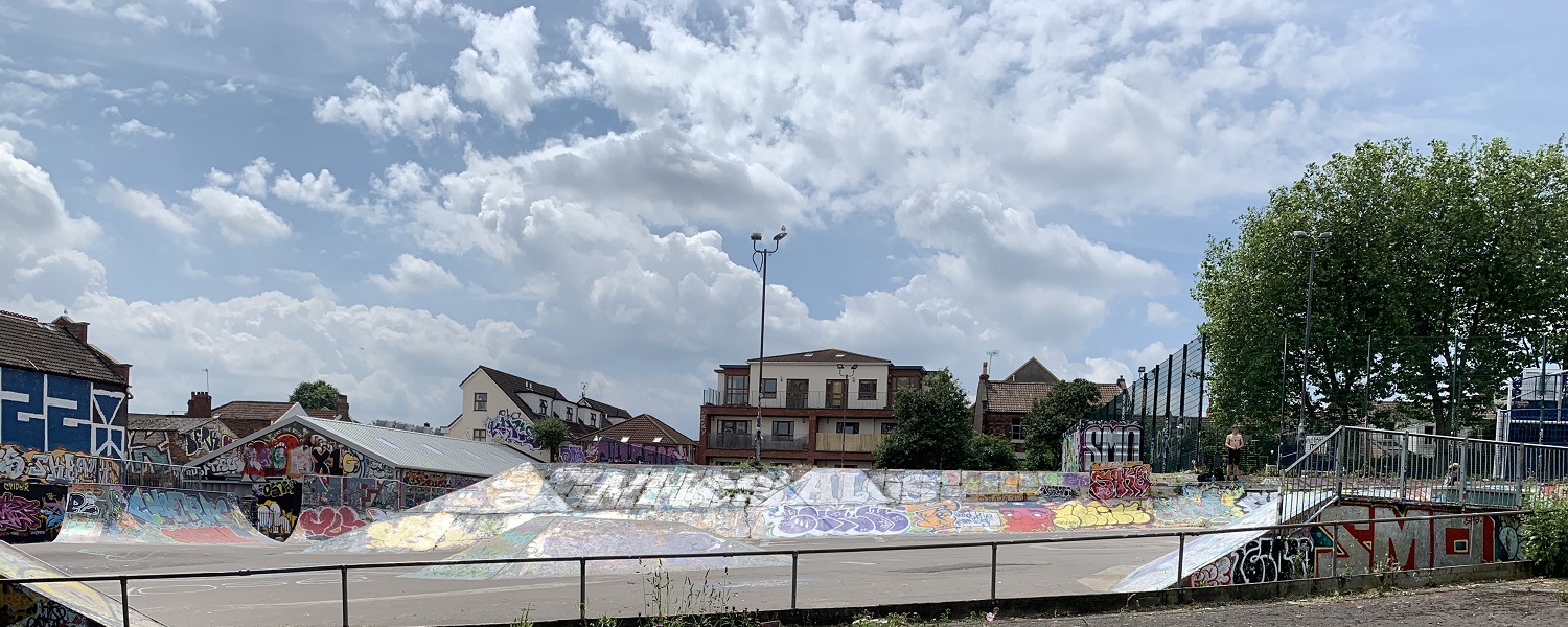 A skate park