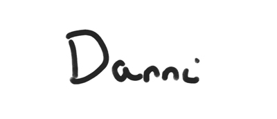 Danni's signature