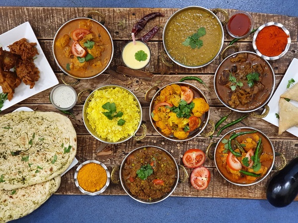 A selection of curries