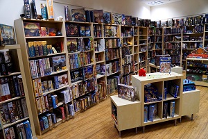 A shop selling board games