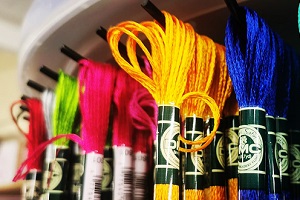 Some colourful thread 