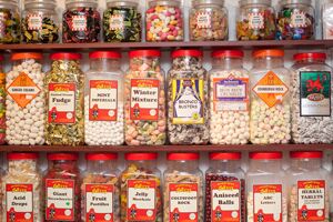 Lots of jars of sweets