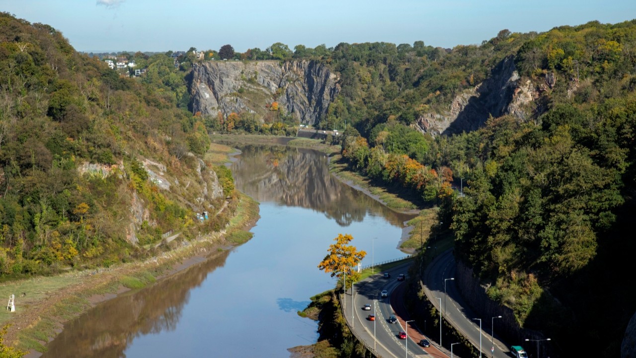 View of Avon Gorge on a sunny day
